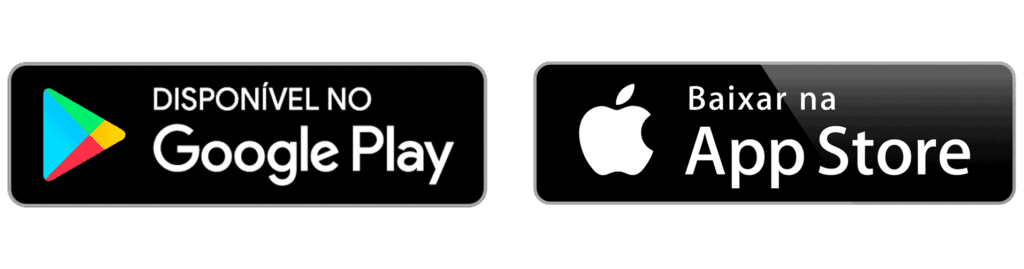 Disponível na App Store e Google Play